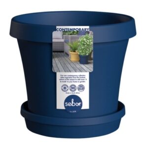 Sebor - Super Pot & Saucer Set 20cm - Classic Blue | FM457444