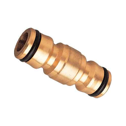 Hose connector coupler.brass 55023b