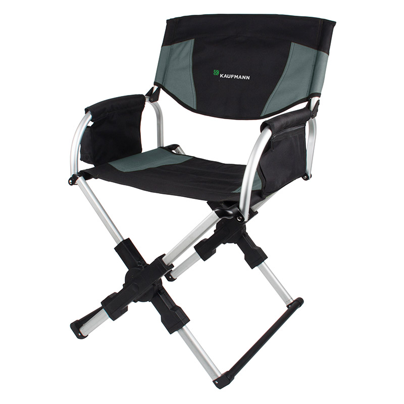 Kaufmann Chair Ultra Compact Directors Gry And Blk