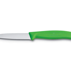 Victorinox Paring Knife Serrated Green 8Cm