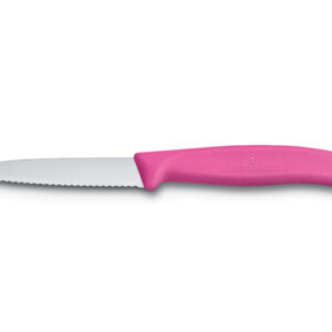 Victorinox Paring Knife Serrated Pink 8Cm