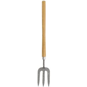 Draper Carbon Steel Weeding Fork with Intermediate Length Ash Handle (1776)