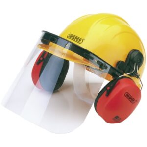 Draper Safety Helmet with Ear Muffs and Visor (69933)