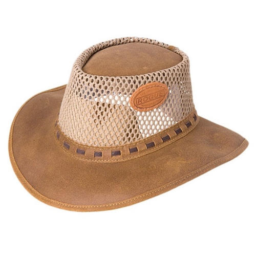 Rogue Hat Breezy Pampalona Suede Khaki  - M | V0300006