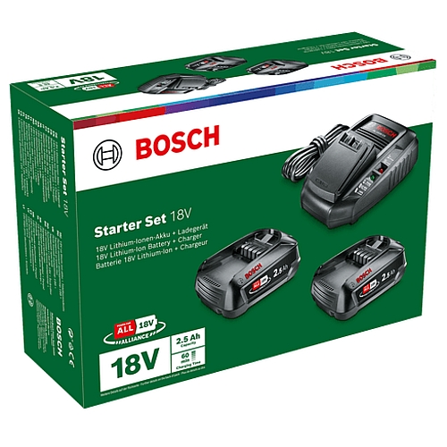 Bosch Starting Set 18 V (2 x 2.5 Ah + AL 1830 CV) • Pris »