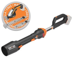 Worx 20V Cordless Brushless LEAFJET Compact Blower (Tool Only) + FREE ZEN 3-In-1 Trimmer (Tool Only)