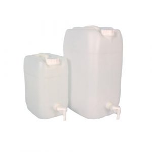 Container Plastic Water Can + Tap 25L