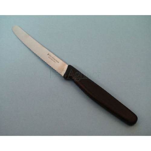 Victorinox Steak Knife Round Tip Blk